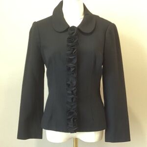 Boden Soho Jacket with Ruffle Trim - Size 6